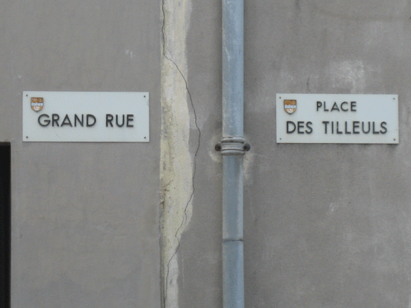 Grand rue / Place des Tilleuls.