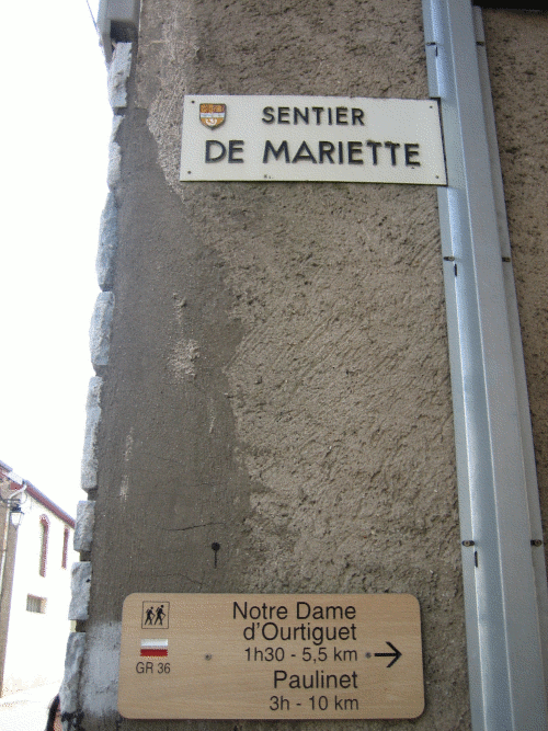 Sentier de Mariette.