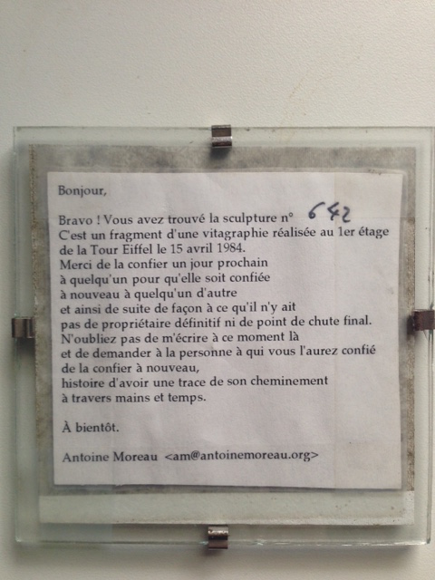 sculpture confi&eacute;e 642