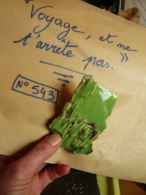 Sculpture confiée 543 (avec céramique), photographie Michèle Moreau Sculpture confiée 543 (avec céramique), photographie Michèle Moreau